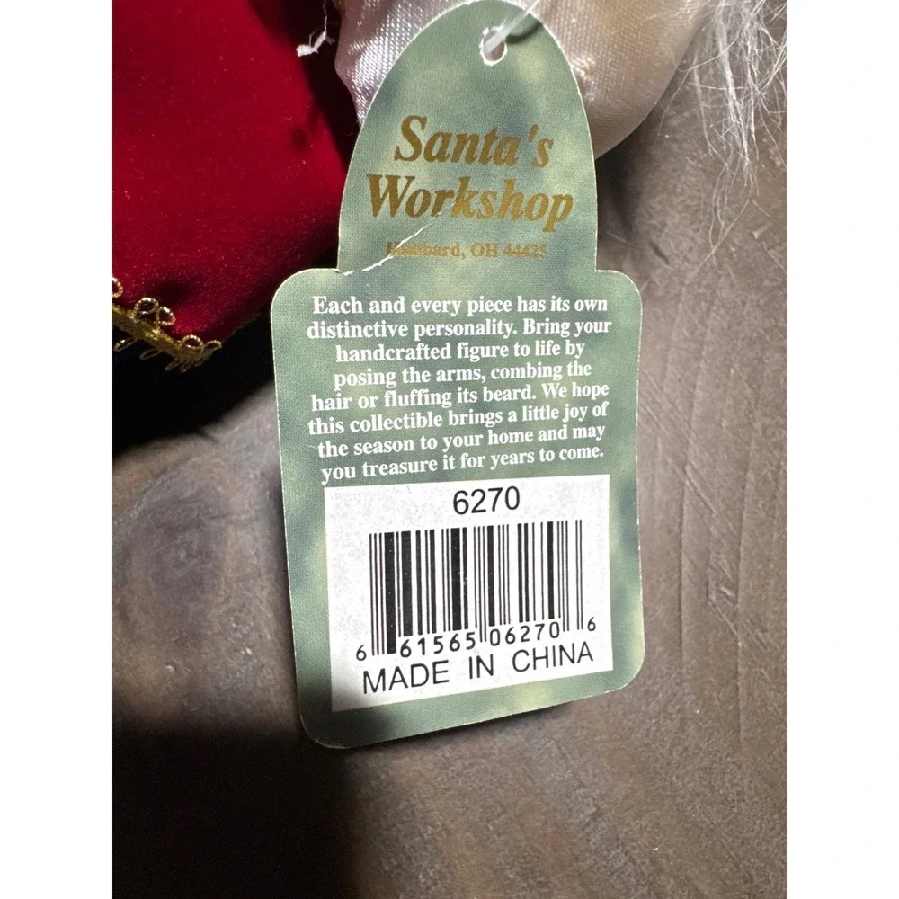 Santas Workshop Handcrafted Polish Heritage Santa Claus Figure 6270 12 Inch